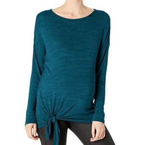 Motherhood Dolman Sleeve Tie Hem Maternity Shirt